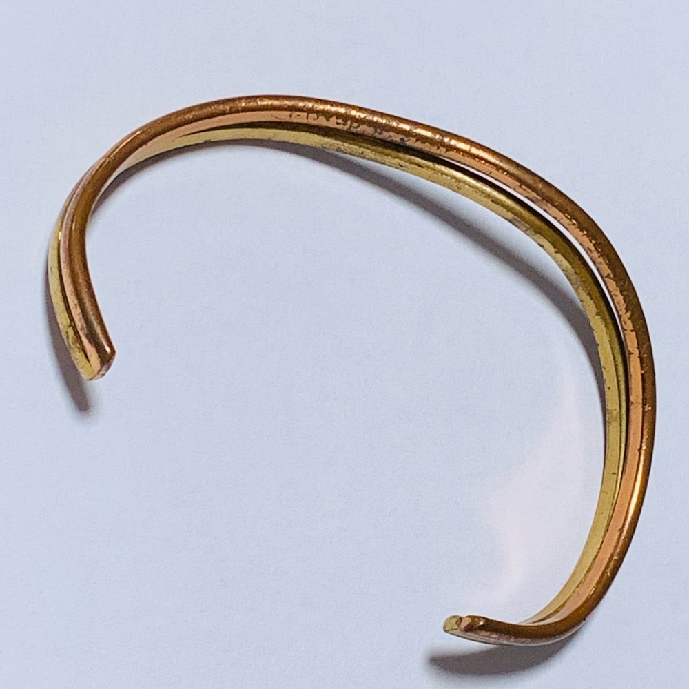 Sergio Lub Handcrafted Copper Brass Cuff - Picture 5 of 10